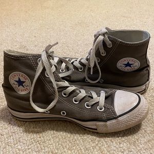 Grey Hightop Converse